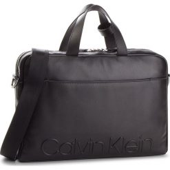 Torba na laptopa CALVIN KLEIN - Statement Zip Slm Laptop Bag K50K503891 001. Czarne torby na laptopa męskie Calvin Klein, ze skóry. Za 1,299.00 zł.