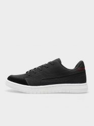 4F Buty lifestyle sneakersy HERO chłopięce 32. Czarne trampki i tenisówki chłopięce 4f, bez wzorów, z gumy, bez zapięcia. Za 149.99 zł.