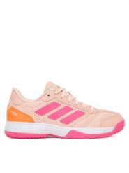Adidas Buty halowe Ligra 8 JR7122 Różowy. Czerwone buty sportowe dziewczęce Adidas, bez wzorów, z materiału, bez zapięcia. Za 239.99 zł.