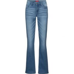 Dżinsy ze stretchem BOOTCUT bonprix jasnoniebieski. Jeansy damskie marki bonprix. Za 89.99 zł.