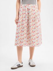 Marie Lund Letnia spódnica o linii A Kobiety wielokolorowy, 40. Spódnice damskie Marie Lund, na lato, bez wzorów, z bawełny, eleganckie, midi. Za 179.95 zł.