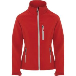 Kurtka Damska Antartida Soft Shell. Czerwone kurtki damskie ROLY, s, bez wzorów, bez kaptura, trekkingowe. Za 122.99 zł.