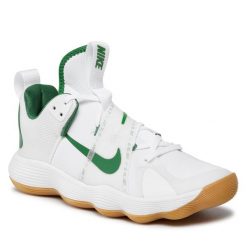 Buty halowe Nike. Białe buty sportowe męskie Nike, bez zapięcia. Za 479.99 zł.