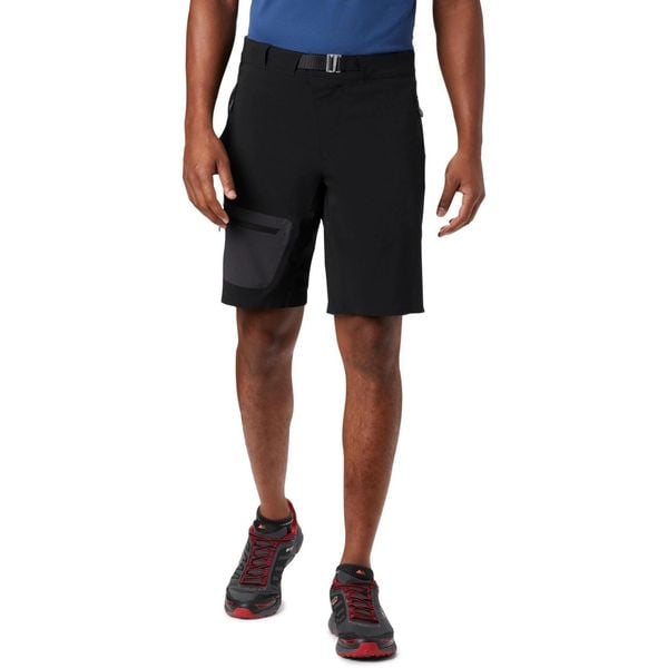 Spodenki turystyczne męskie Columbia Titan Pass. Czarne krótkie spodenki sportowe męskie Columbia, m, bez wzorów, z elastanu, trekkingowe. W wyprzedaży za 313.00 zł.