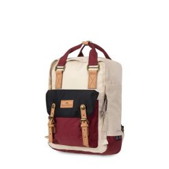 Plecak na laptopa Doughnut Macaroon Reborn III Series - stone x wine. Brązowe plecaki damskie Doughnut, bez wzorów. Za 245.99 zł.