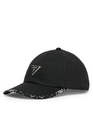 Guess Czapka z daszkiem AM9654 COT01 Czarny. Czarne rękawiczki męskie Guess, z aplikacjami, z bawełny. Za 154.99 zł.