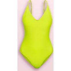 Jednoczęściowy strój kąpielowy - Żółty. Kostiumy jednoczęściowe damskie marki Cropp. Za 79.99 zł.