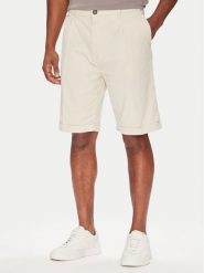Guess Szorty materiałowe M5GD26 WH4GA Beżowy Regular Fit. Brązowe szorty męskie Guess, m, z aplikacjami, z bawełny. Za 379.99 zł.