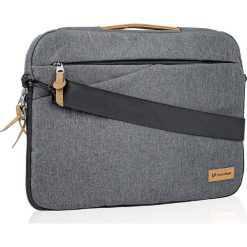 Torba na Laptopa, Szara Mieszcząca A4, Miejska, Listonoszka z Odpinanym Paskiem -SMART PACK. Szare torby na laptopa męskie Smart Pack, bez wzorów, z materiału. Za 79.00 zł.