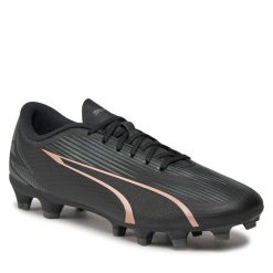 Buty do piłki nożnej Puma. Czarne buty sportowe męskie Puma, bez zapięcia. Za 169.99 zł.