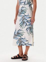 Tatuum Spódnica midi Seno T2509.176 Beżowy Regular Fit. Brązowe spódnice damskie Tatuum, bez wzorów, z wiskozy, midi. Za 229.99 zł.