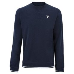 Męska bluza tenisowa Tecnifibre Terry Sweater. Niebieskie bluzy męskie TECNIFIBRE, m, bez wzorów, bez kołnierzyka, bez ramiączek, tenisowe. Za 299.99 zł.