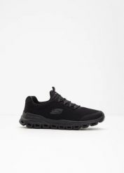 Wygodne, wsuwane sneakersy marki Sketchers z pianką z pamięcią. Czarne buty sportowe męskie bonprix, bez zapięcia. Za 339.99 zł.
