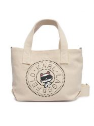 KARL LAGERFELD Torebka B2W50089 Kremowy. Białe torebki do ręki damskie KARL LAGERFELD, bez wzorów, z materiału, bez dodatków. Za 339.99 zł.