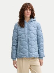 Tom Tailor Kurtka puchowa 1044399 Błękitny Regular Fit. Niebieskie kurtki damskie Tom Tailor, m, bez wzorów, z puchu, bez kaptura. Za 459.99 zł.