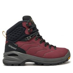 Trekkingi Grisport. Czerwone obuwie sportowe damskie Grisport, bez wzorów, trekkingowe. Za 399.99 zł.