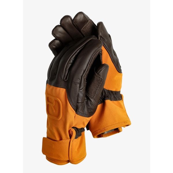 Rękawiczki z membraną Ortovox Alpine Pro Glove. Brązowe rękawiczki damskie ORTOVOX, na zimę, bez wzorów, sportowe. Za 345.99 zł.