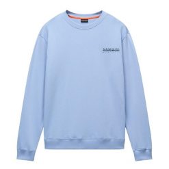 Bluza męska Napapijri B-Sovana C. Niebieskie bluzy męskie Napapijri, m, bez wzorów, bez kaptura. Za 239.99 zł.