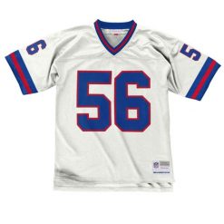 Koszulka NFL New York Giants Lawrence Taylor. Białe koszulki sportowe męskie Mitchell & Ness, bez wzorów, bez kołnierzyka, bez ramiączek, do piłki nożnej. Za 676.50 zł.
