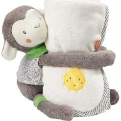 Kocyk Owieczka 38 cm. Szare kocyki dla dzieci Baby Fehn. Za 112.04 zł.