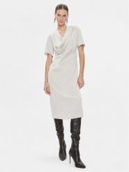 Bruuns Bazaar Sukienka codzienna Nemi BBW3622 Szary Regular Fit. Szare sukienki damskie Bruuns Bazaar, na co dzień, bez wzorów, z syntetyku, bez kołnierzyka, bez ramiączek, proste. Za 369.99 zł.