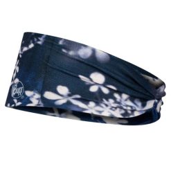 Opaska sportowa na głowę damska Buff CoolNet UV Ellipse Headband. Niebieskie czapki i kapelusze damskie Buff, bez wzorów, z elastanu, sportowe. Za 69.99 zł.