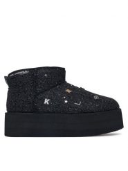 KARL LAGERFELD Śniegowce Thermo Charms & Studs KL48524B Czarny. Czarne śniegowce i trapery damskie KARL LAGERFELD, z materiału. Za 964.99 zł.
