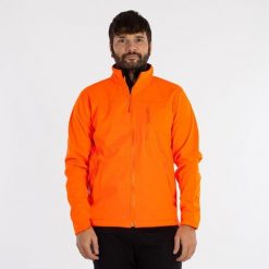 Kurtka softshell 2514 wodoodporna męska - neonowy pomarańczowy. Brązowe kurtki męskie 2117 OF SWEDEN, m, bez wzorów, z elastanu, bez kaptura. Za 203.99 zł.