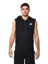 Bluza z kaptur na co dzień na siłownię. Czarne bluzy męskie LEONE 1947 APPAREL, s, bez wzorów, z dżerseju, bez kaptura, na fitness i siłownię. Za 218.92 zł.