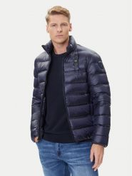 Blauer Kurtka puchowa 25WBLUC03090 Granatowy Regular Fit. Niebieskie kurtki męskie Blauer, l, bez wzorów, z puchu, bez kaptura. Za 1,399.00 zł.
