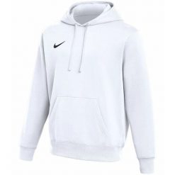 Bluza męska Nike Park 26 Fleece Hoodie. Białe bluzy męskie Nike, m, bez wzorów, z bawełny, bez kaptura. Za 186.99 zł.