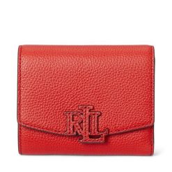 Portfel LAUREN RALPH LAUREN. Czerwone portfele damskie Lauren Ralph Lauren, bez wzorów. Za 419.99 zł.