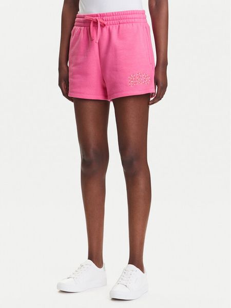 Gap Szorty sportowe 769323-03 Różowy Regular Fit. Czerwone szorty sportowe damskie GAP, xs, bez wzorów, z bawełny, sportowe. Za 129.99 zł.
