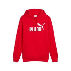 Bluza męska PUMA ESS No. 1 Logo Hoodie TR. Czerwone bluzy męskie Puma, m, bez wzorów, bez kaptura. Za 169.99 zł.