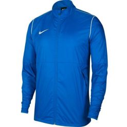 Kurtka do piłki nożnej męska Nike RPL Park 20 RN JKT. Niebieskie kurtki sportowe męskie Nike, m, bez wzorów, do piłki nożnej. Za 149.00 zł.