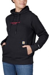 Bluza Carhartt Force Lightweight Logo Black. Czarne bluzy męskie Carhartt, m, bez wzorów, bez kaptura. Za 339.00 zł.