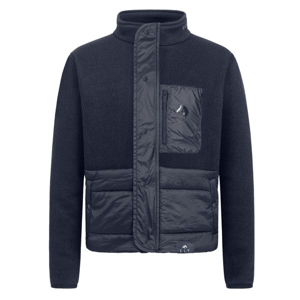 Dziewczęca wodoodporna kurtka jeździecka ELT Lucky Malou. Niebieskie kurtki i płaszcze dla dziewczynek ELT, na jesień, bez wzorów, bez kaptura. Za 226.50 zł.