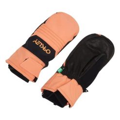 Rękawice Zimowe Narciarskie Unisex Oakley B1B Mittens. Czerwone rękawiczki męskie Oakley, na zimę, bez wzorów, sportowe. Za 229.99 zł.
