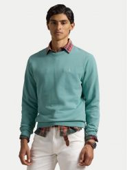 Polo Ralph Lauren Bluza 710916689022 Turkusowy Regular Fit. Niebieskie bluzy męskie Polo Ralph Lauren, m, bez wzorów, z bawełny, bez kaptura. Za 459.99 zł.