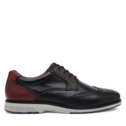 Półbuty Josef Seibel. Niebieskie eleganckie półbuty Josef Seibel, wizytowe, bez zapięcia. Za 319.99 zł.