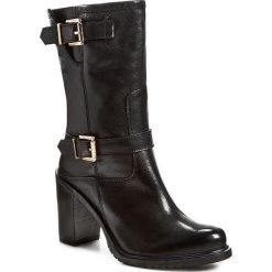 Kozaki SOLO FEMME - 26512-04-D55/000-02-00 Czarny. Czarne kozaki damskie Solo Femme, ze skóry. W wyprzedaży za 249.00 zł.