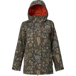 Kurtka narciarska "Runestone" w kolorze khaki. Brązowe kurtki damskie Burton, z materiału. W wyprzedaży za 478.95 zł.