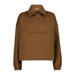 Damski sweter 1/2 zip CMP. Brązowe swetry damskie CMP, bez wzorów, eleganckie, bez kołnierzyka, bez ramiączek, bez kaptura. Za 340.00 zł.