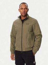 EA7 Emporio Armani Kurtka bomber 8NPB20 PNFZZ U7014 Khaki Regular Fit. Brązowe kurtki męskie EA7 Emporio Armani, m, bez wzorów, z syntetyku, bez kaptura. Za 909.99 zł.