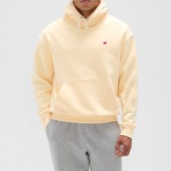 Bluza męska New Balance MADE in USA MT43546CAU – żółta. Żółte bluzy męskie New Balance, l, bez wzorów, z bawełny, z kapturem. Za 829.99 zł.