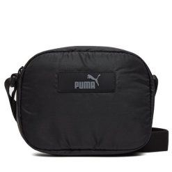 Torebka Puma. Czarne listonoszki damskie Puma, bez wzorów, bez dodatków. Za 79.99 zł.