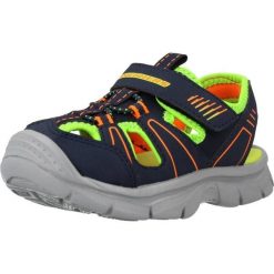 Sandały SKECHERS RELIX Niebieski. Niebieskie sandały męskie Skechers, z syntetyku, bez zapięcia. Za 185.99 zł.