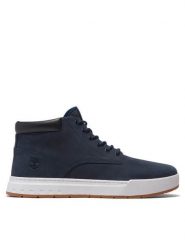 Timberland Trzewiki Maple Grove Lthr Chk TB0A28940191 Granatowy. Niebieskie botki męskie Timberland, bez wzorów, z nubiku, bez zapięcia. Za 489.99 zł.