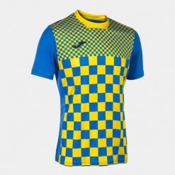 Jersey Joma Flag III. Niebieskie koszulki sportowe męskie Joma, m, bez wzorów, z jersey, bez kołnierzyka, bez ramiączek, na fitness i siłownię. W wyprzedaży za 125.50 zł.