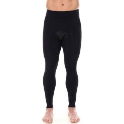Brubeck Spodenki rowerowe męskie długie z wkładką czarne r. L (LE11900). Spodnie materiałowe męskie marki Brubeck. Za 249.99 zł.